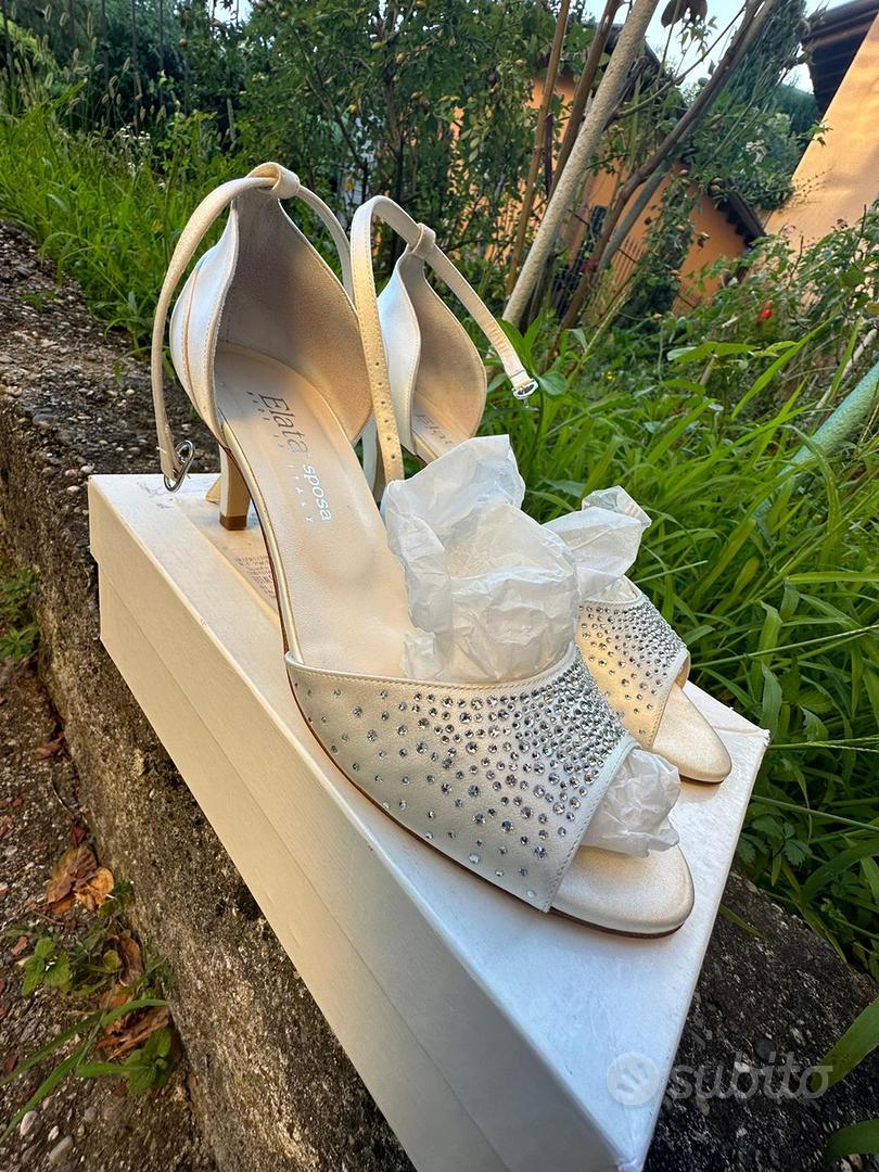 Scarpe da sposa n.41 Abbigliamento e Accessori In vendita a Bergamo