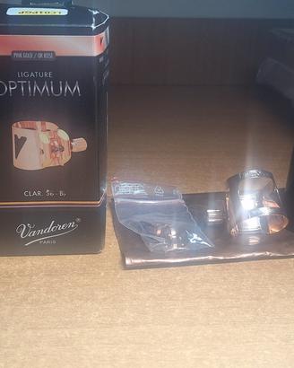 Legatura optimum in oro rosa per clarinetto in sib