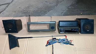 Kit autoradio e altoparlanti vecchia Panda