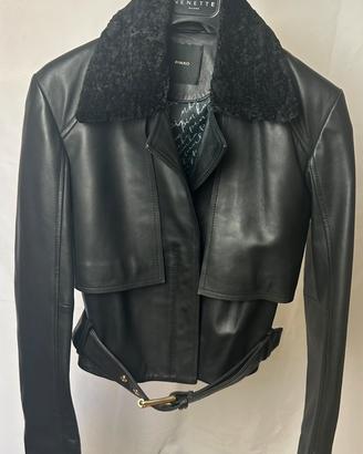 Giubbotto vera pelle Pinko Tg 38 Nuovo