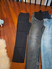 Jeans leggins e pantaloni premaman