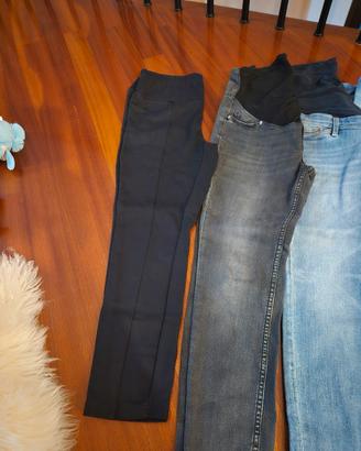 Jeans leggins e pantaloni premaman