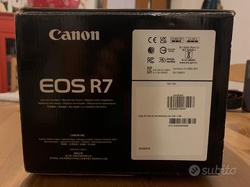 CANON R7 - NUOVA + obiettivo 50mm 1.8 Canon