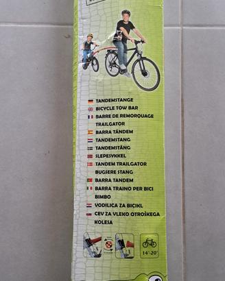Barra traino bici bambino