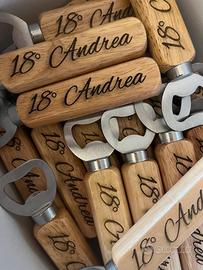 Apribottiglie In Legno Personalizzate