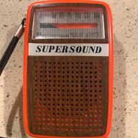 RADIO PORTATILE SUPERSOUND VINTAGE
