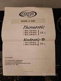 stufa a metano termoventilante 