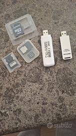 Chiavette USB WiFi e Memory Card usati poco