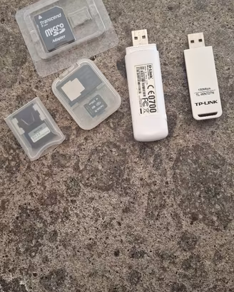 Chiavette USB WiFi e Memory Card usati poco