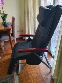Poltrona massaggi in pelle 