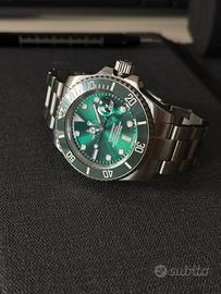 Orologio submariner verde hulk