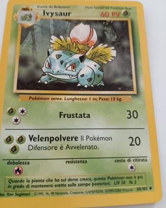 Carta Pokémon Ivysaur