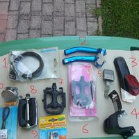 Accessori bici pedali prolunghe manubrio guaine