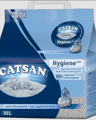 10 confezioni Lettiera gatti Catsan 10L