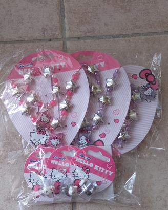 Hello Kitty collane-braccialetti e anelli