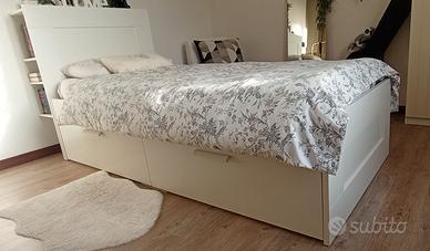 Letto singolo con testiera BIANCO Ikea BRIMNES