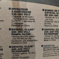  pompa a filtro per piscina intex