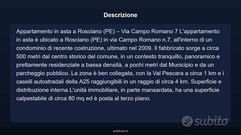 Appartamento – Rosciano, Colli - Vista 4