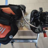 Giubbotto postura con scarpe per windurf