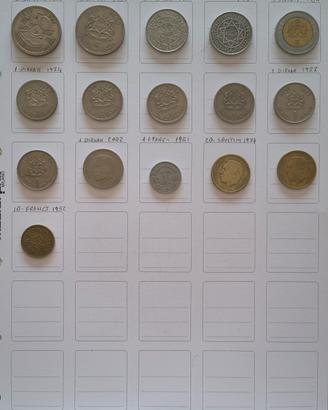 Lotto 16 Monete Marocco d'Epoca.