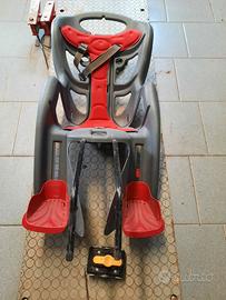 seggiolino per bici posteriore con gancio rapido