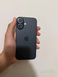 Iphone 16 nero con batteria 100