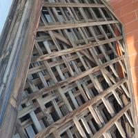 divisore pannello grigliato legno