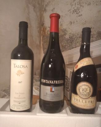 Vini Rossi annata storica 1997