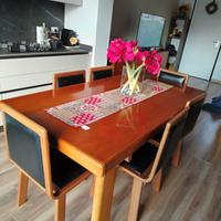 Tavolo in legno MAZZEI + sedie