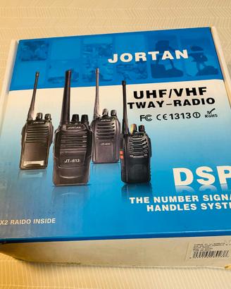Ricetrasmittenti Jortan JT-610 VHF/UHF (2 pz)