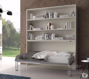 Letto a scomparsa orizzontale BASIC Ilibreria