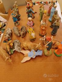 lotto statuine presepe antiche