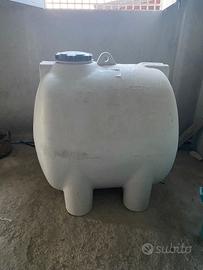 cisterna d’acqua 15 quintali usata pochissimo