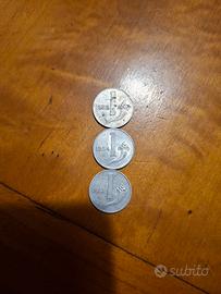 monete vecchie" 1 lira con cornucopia" 