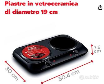 Piastra elettrica vetroceramica