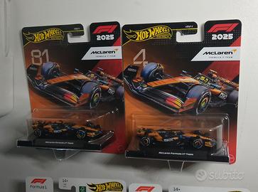 2 hotwheels McLaren sigillate 