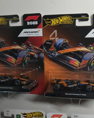 2 hotwheels McLaren sigillate 