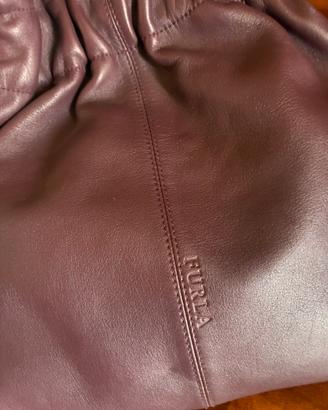 Borsa Furla vera pelle modello Hobo morbida