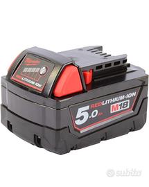 Milwaukee M18 5ah NUOVA