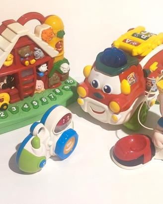 4 giocattoli per bimbi - Chicco - Clementoni 