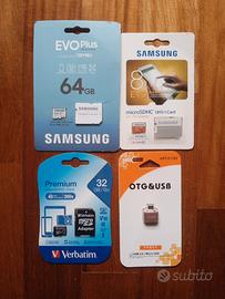 Memoria SD adattatore OTG type b