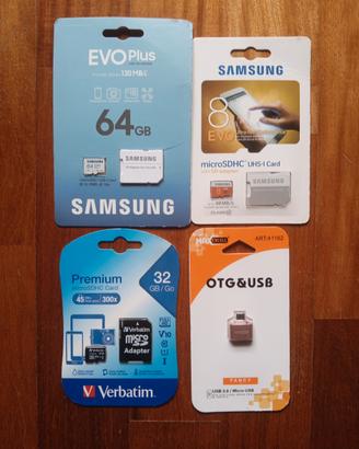 Memoria SD adattatore OTG type b