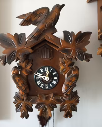orologio a cucù meccanico funzionante 