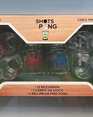 Shots pong il gioco alcolico