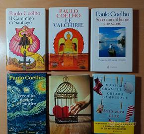 lotto 6 libri Paulo Coelho e Gramellini