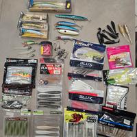 esche spinning per serra  spigola e bass fishing