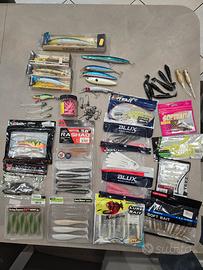 esche spinning per serra  spigola e bass fishing