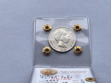 Lira 1 1887 Umberto I - Sigillata MB/BB Valsecchi