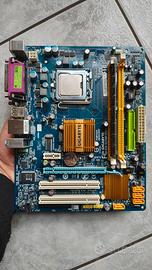 scheda madre  socket 775 + cpu E5300 + ram + hdd
