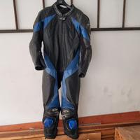 Tuta da moto in pelle Spyke 54